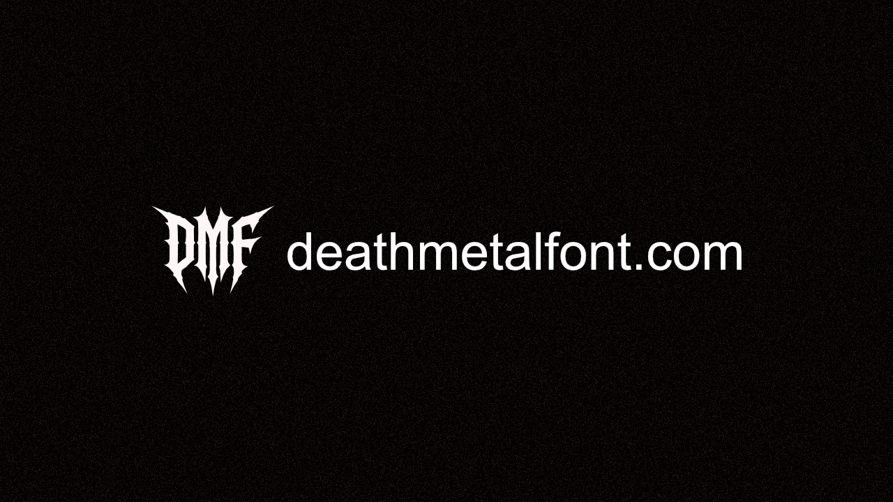 Death Metal Fonts cover