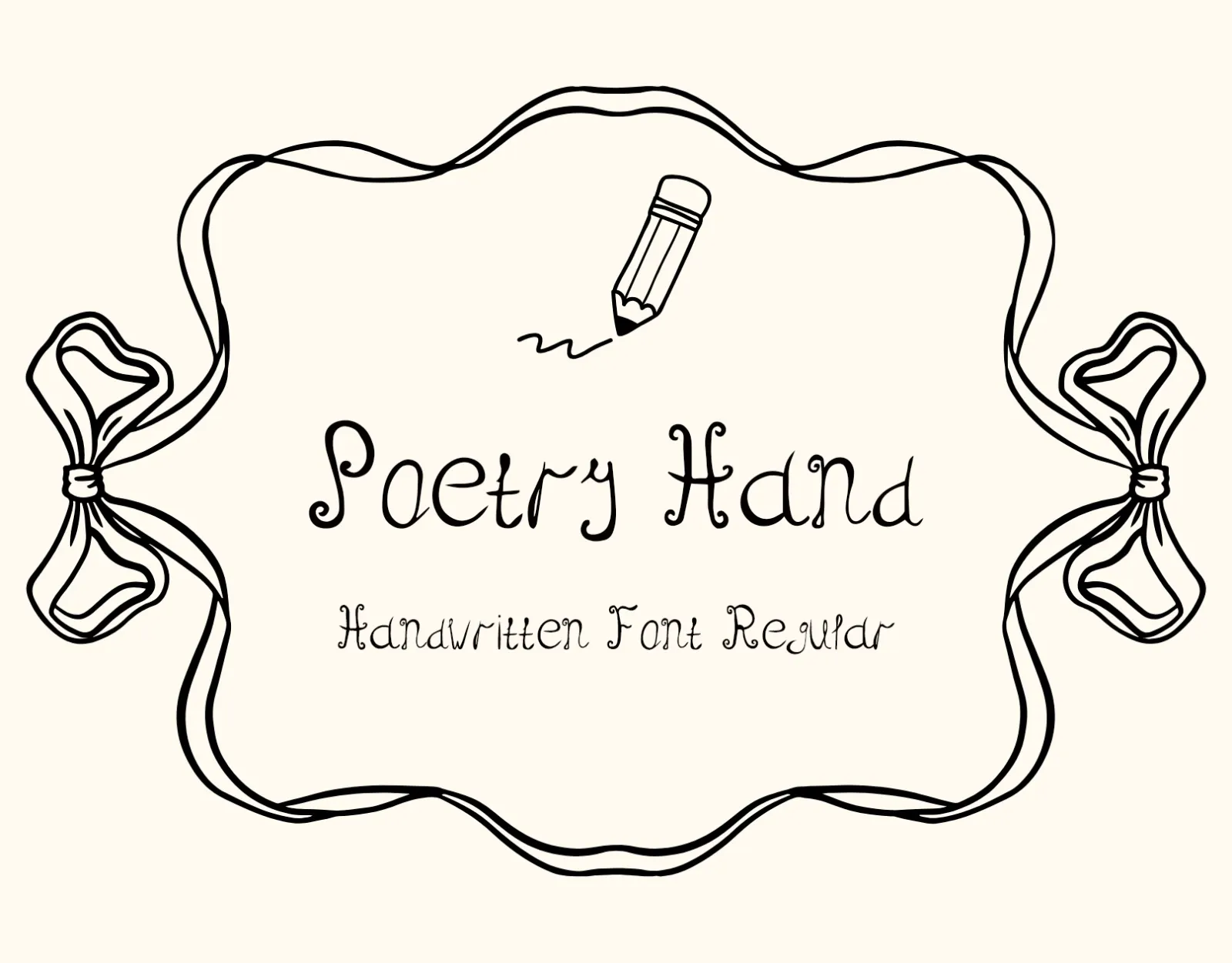 Poetry Hand Handwritten Font — image 1