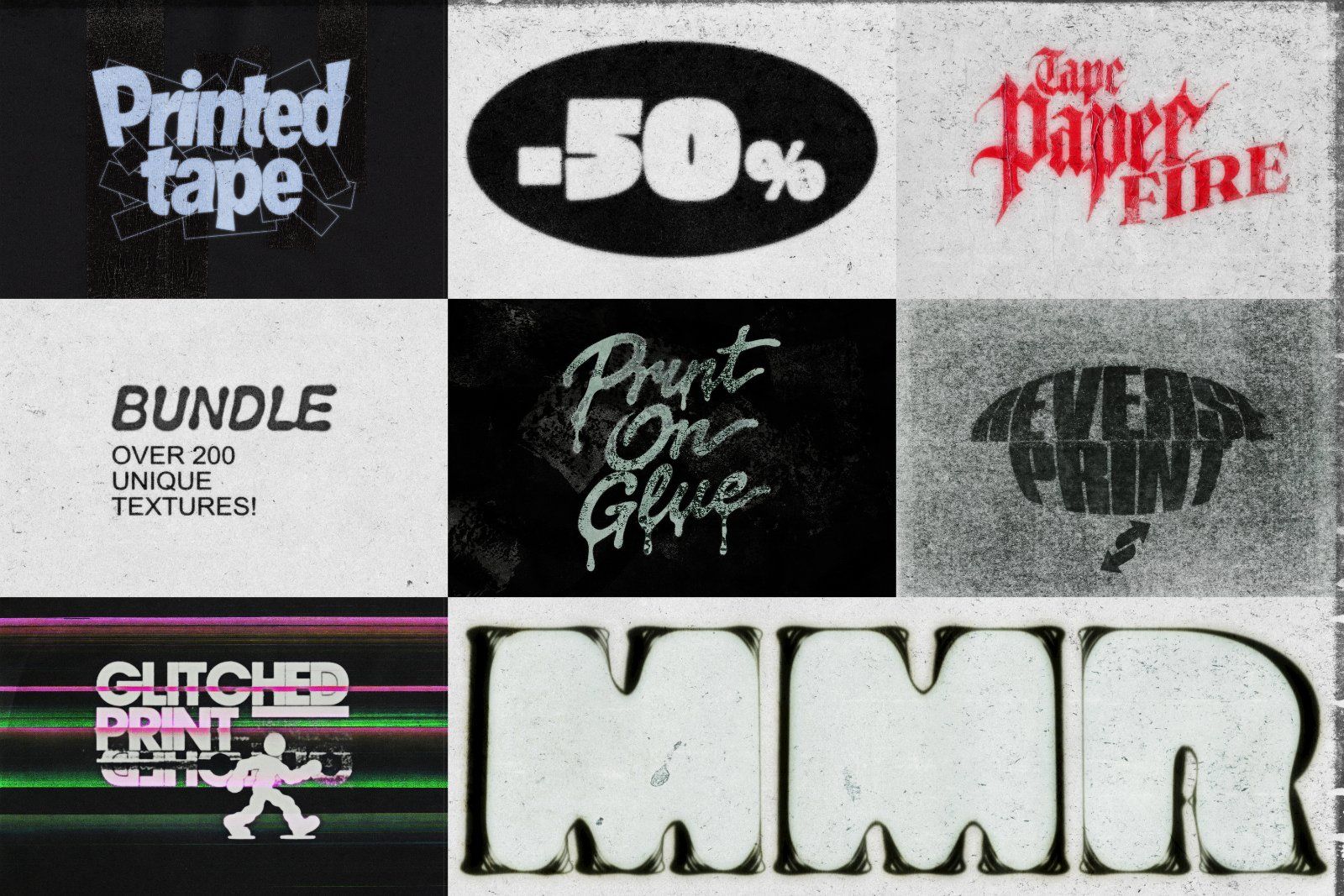 MMR: Mixed media textures bundle