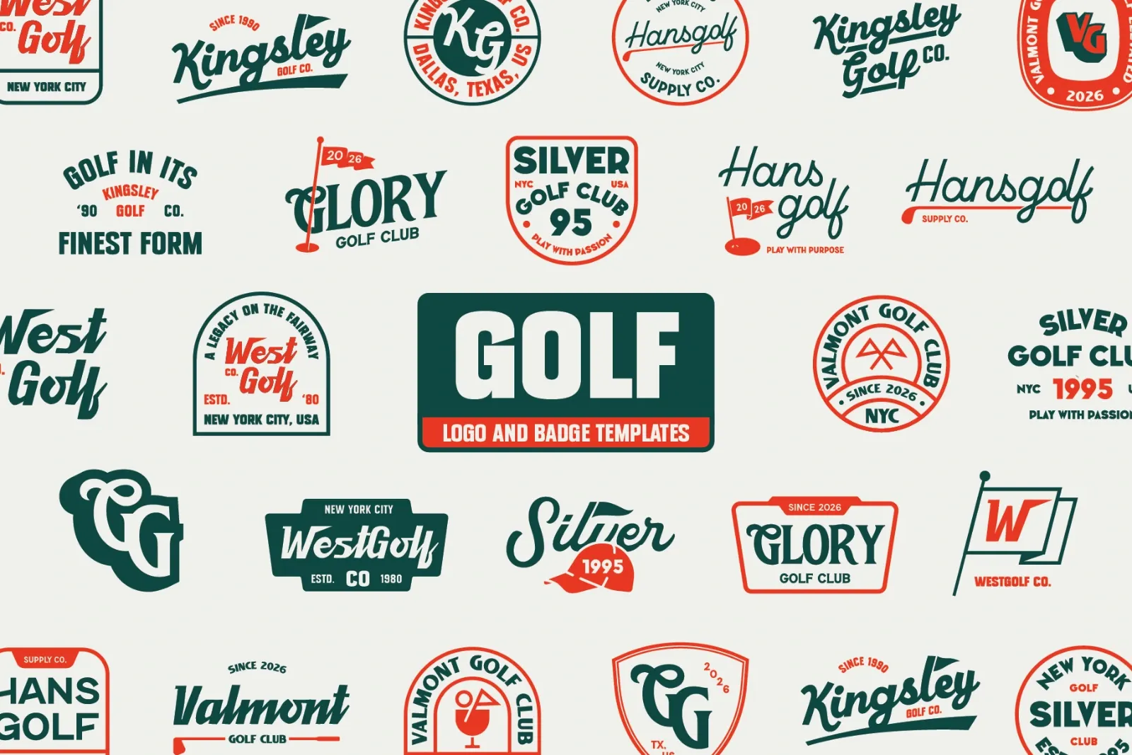 Golf Logotype and Badge Pack — image 1
