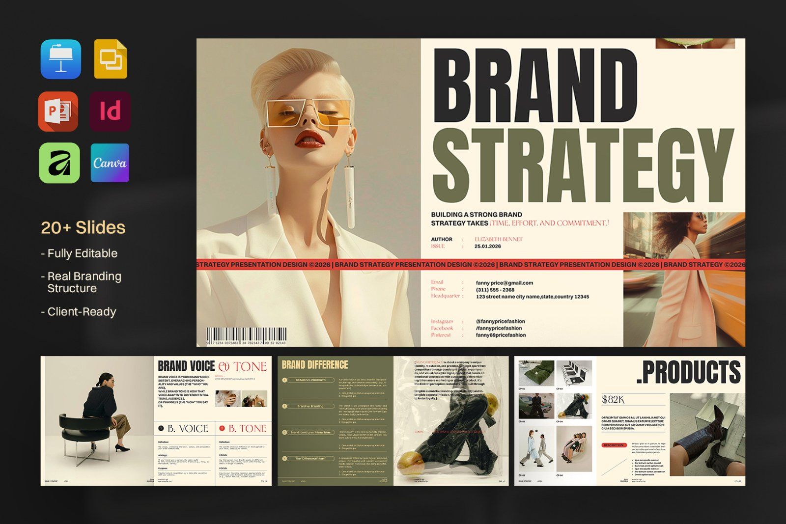 Brand Strategy Presentation Template
