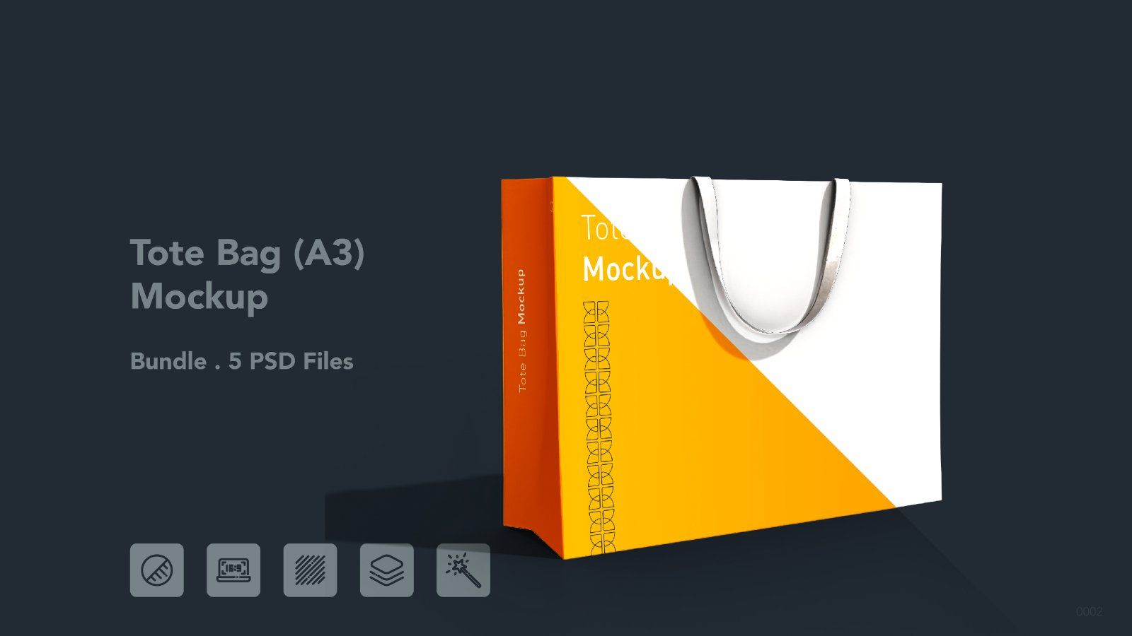 Paper Bag Mockup Bundle – 5 PSD Files, Shopping Bag Mockup, Tote Bag