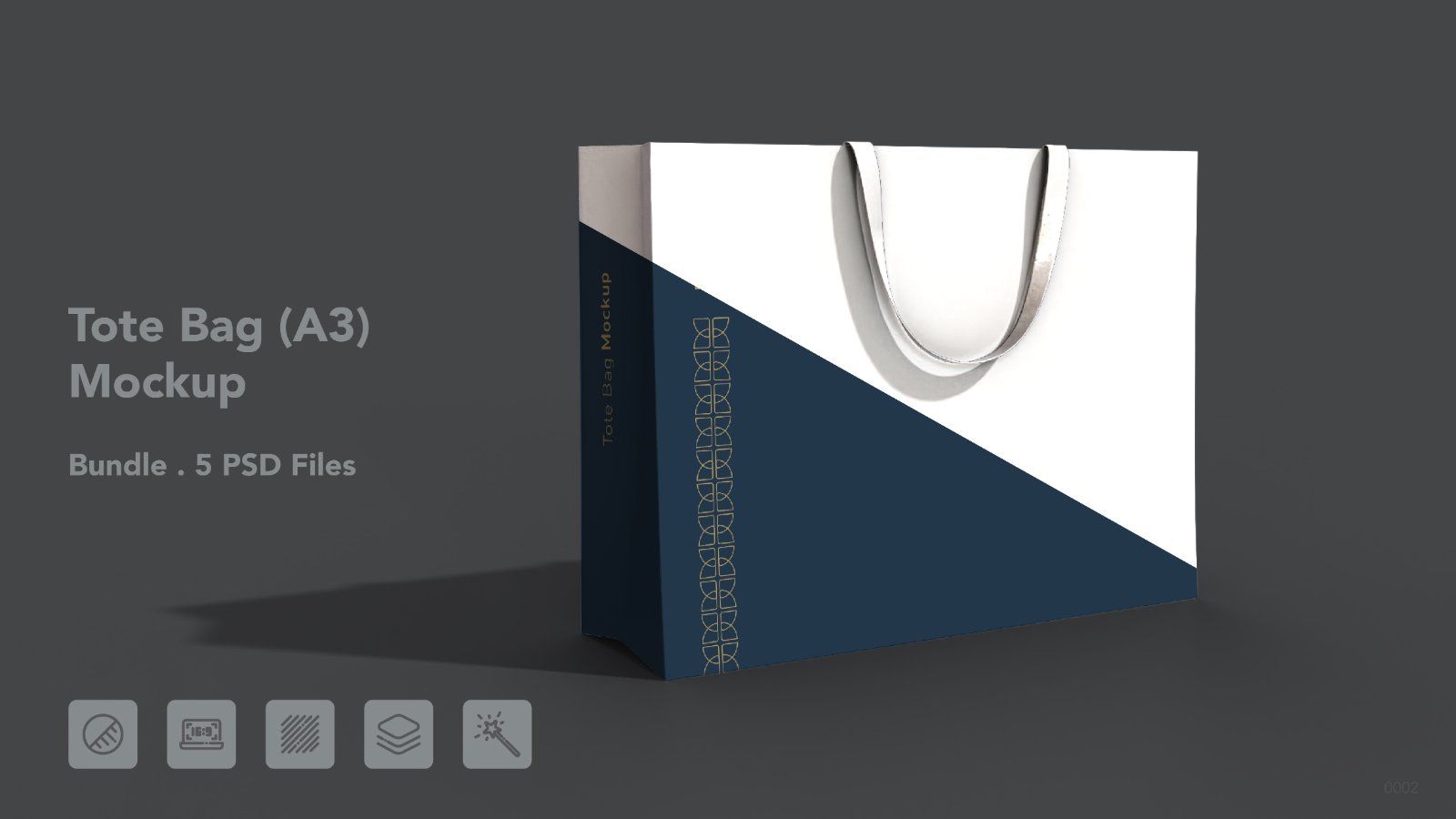 Paper Bag Mockup Bundle – 5 PSD Files, Shopping Bag Mockup, Tote Bag