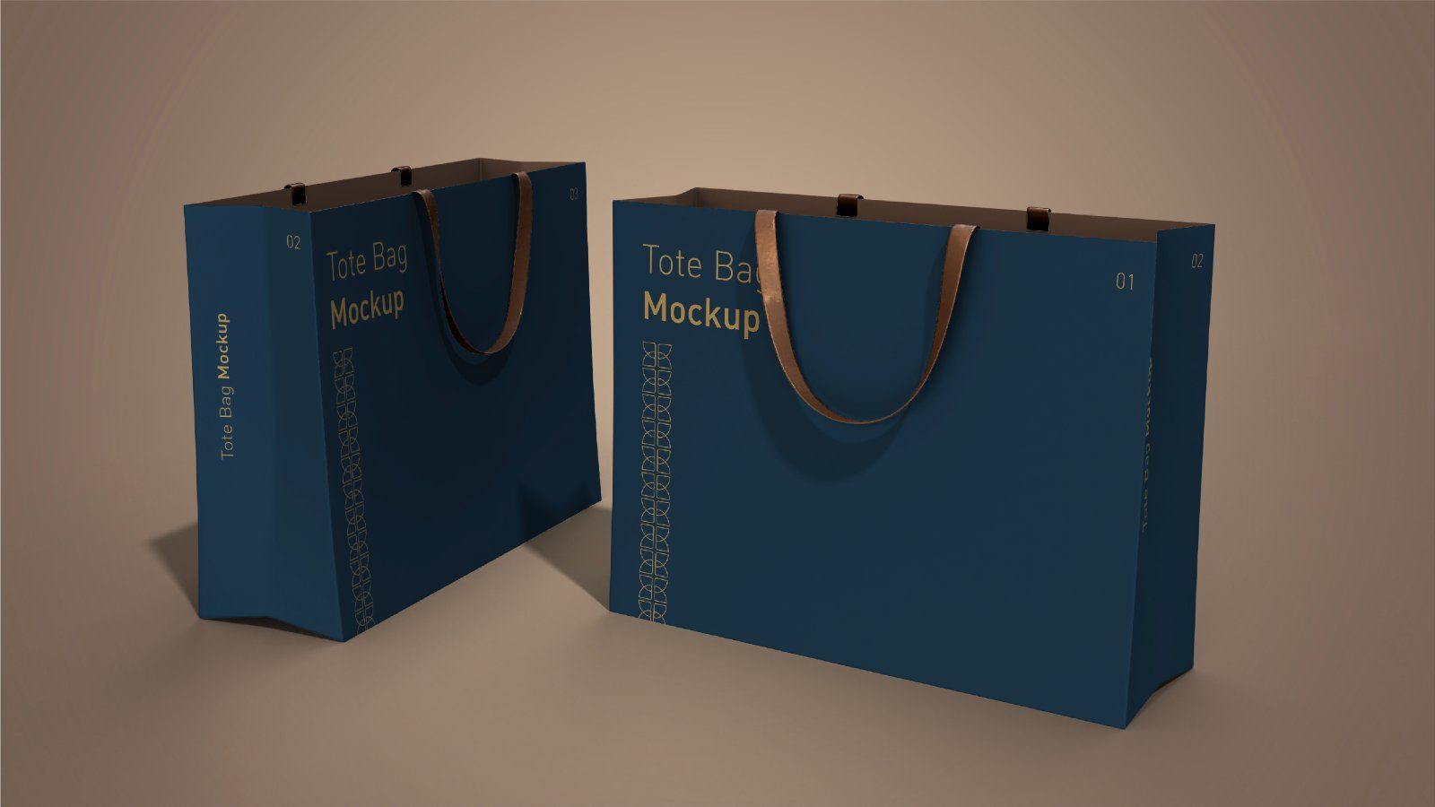 Paper Bag Mockup Bundle – 5 PSD Files, Shopping Bag Mockup, Tote Bag