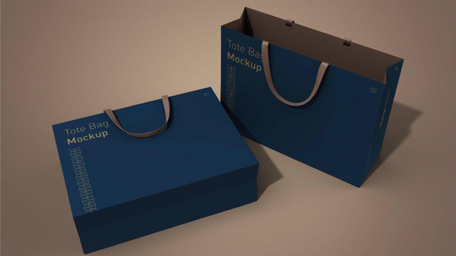 Paper Bag Mockup Bundle – 5 PSD Files, Shopping Bag Mockup, Tote Bag