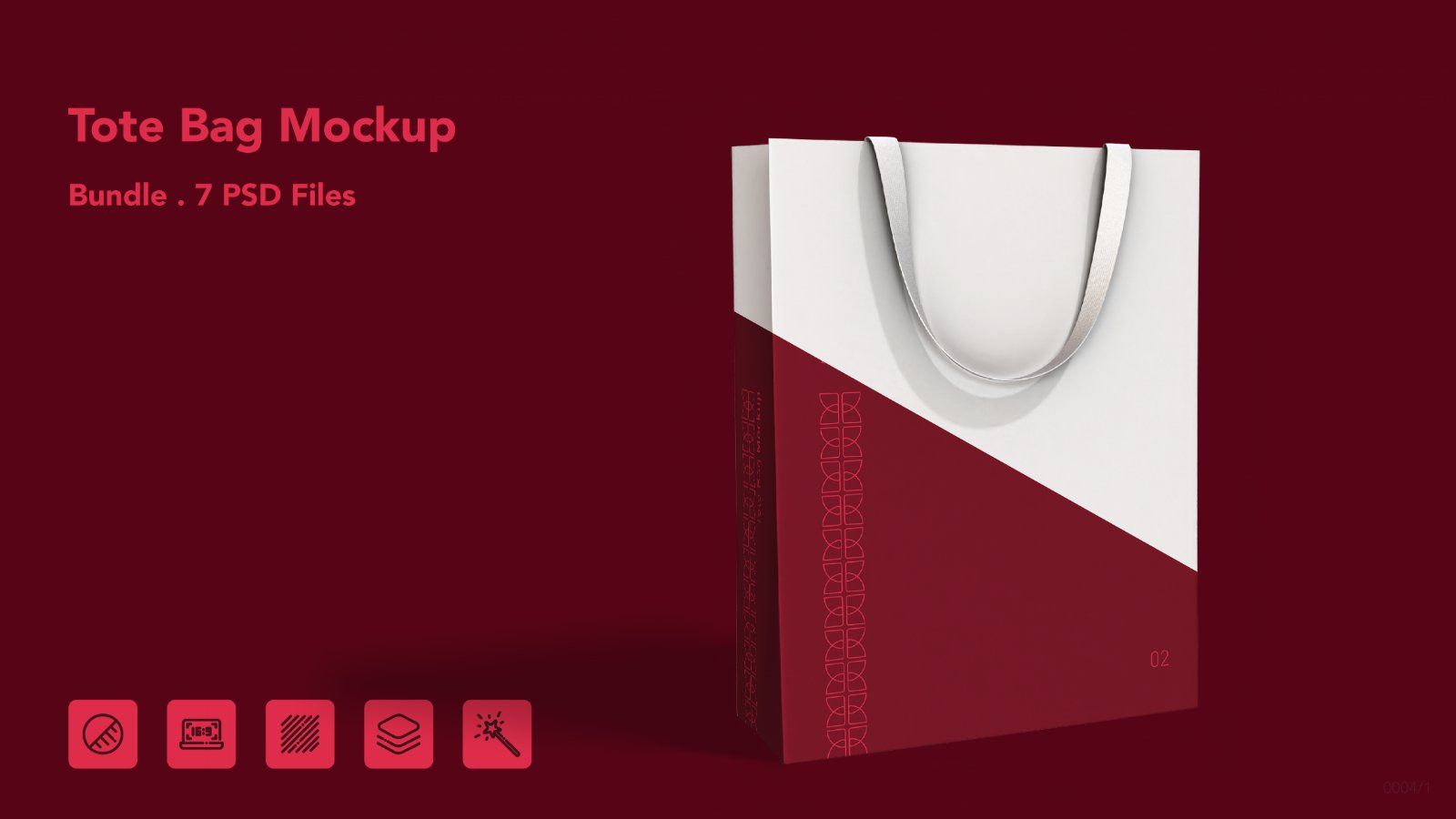 Tote Bag Mockup Bundle – 7 PSD Files, Shopping Bag Branding Mockup