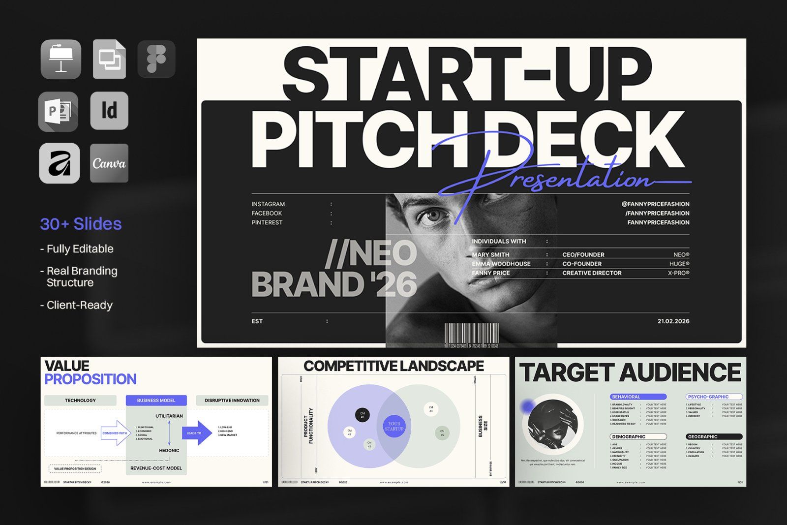Startup Pitch Deck Presentation Template