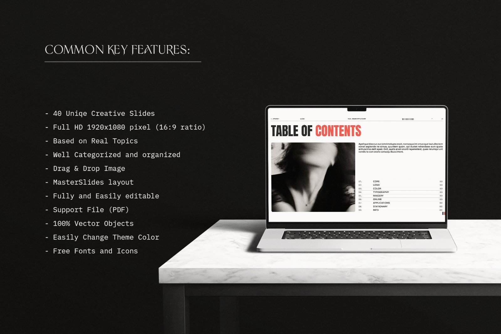 Brand Guidelines Presentation Design Template