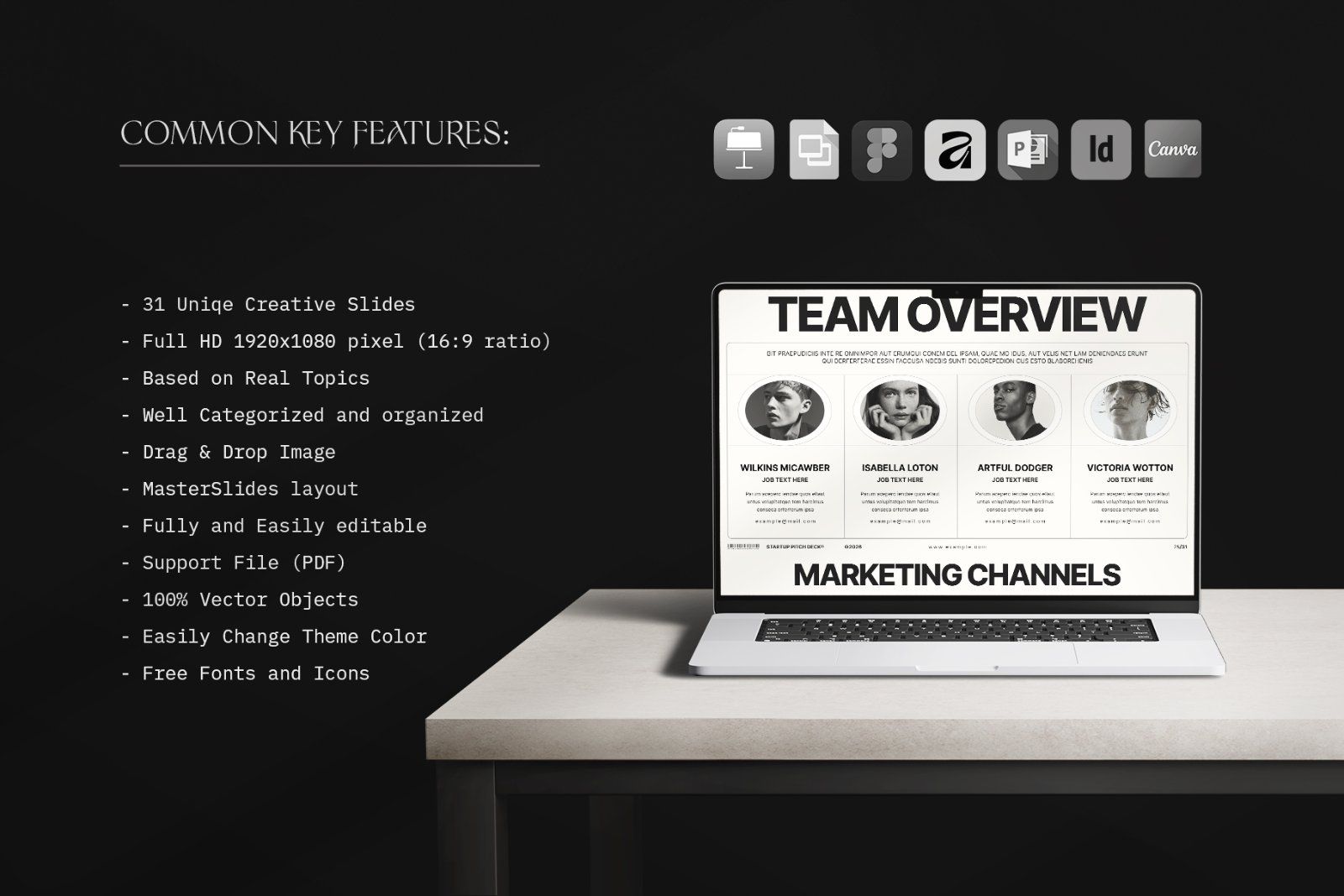 Startup Pitch Deck Presentation Template