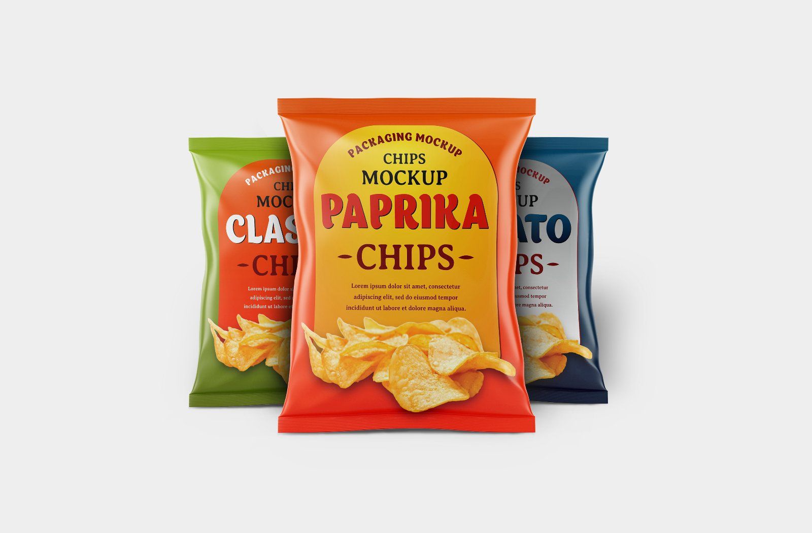 Chips Packaging Mockup Set