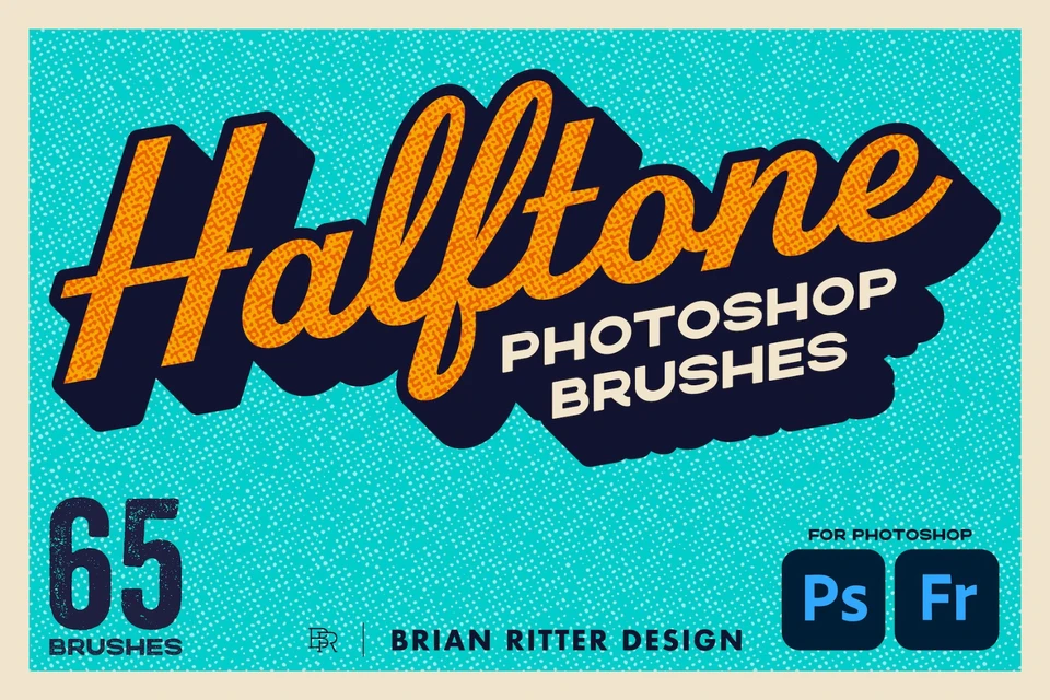 Halftone Photoshop Brushes