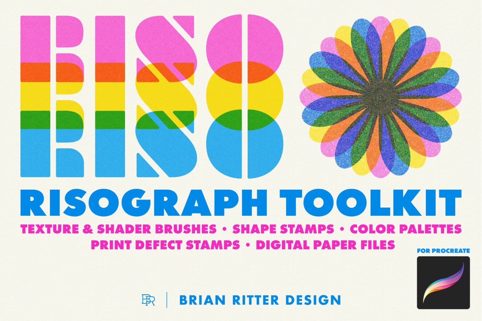 Risograph Toolkit for Procreate — image 1