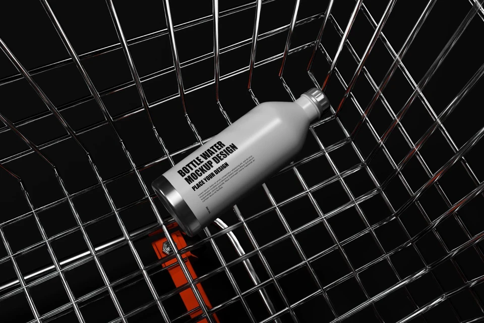 Water Bottle Mockup