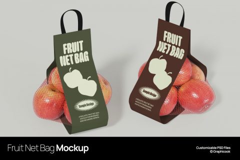 Fruit Net Bag Mockup