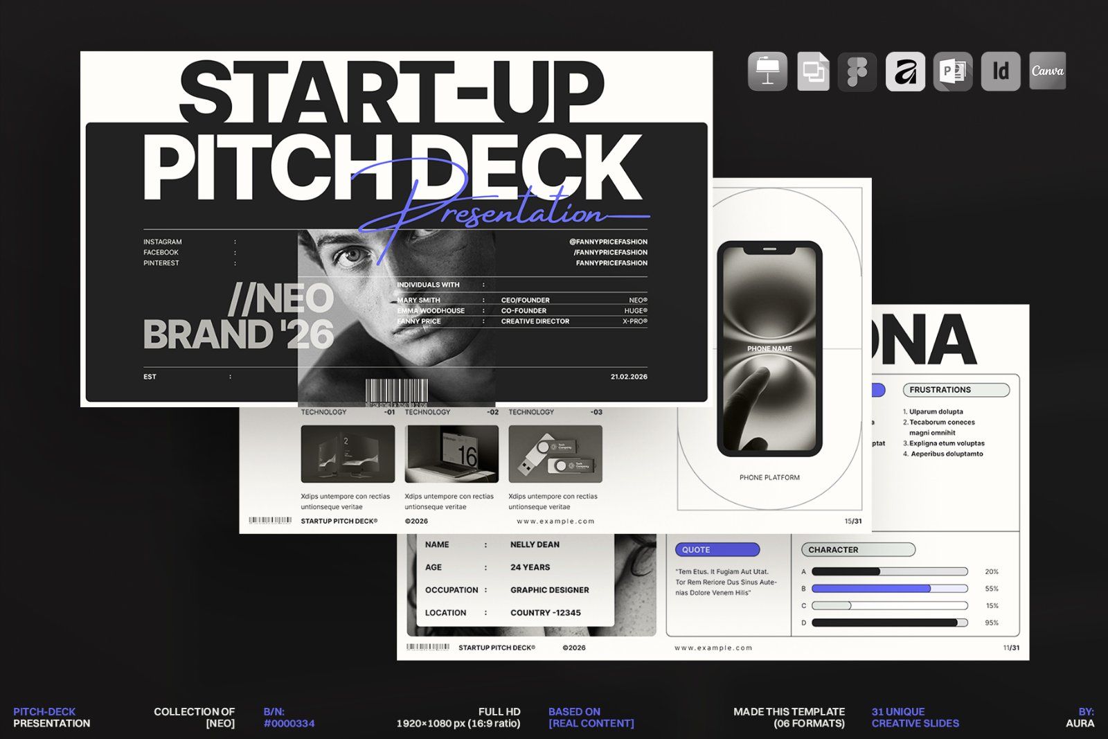 Startup Pitch Deck Presentation Template