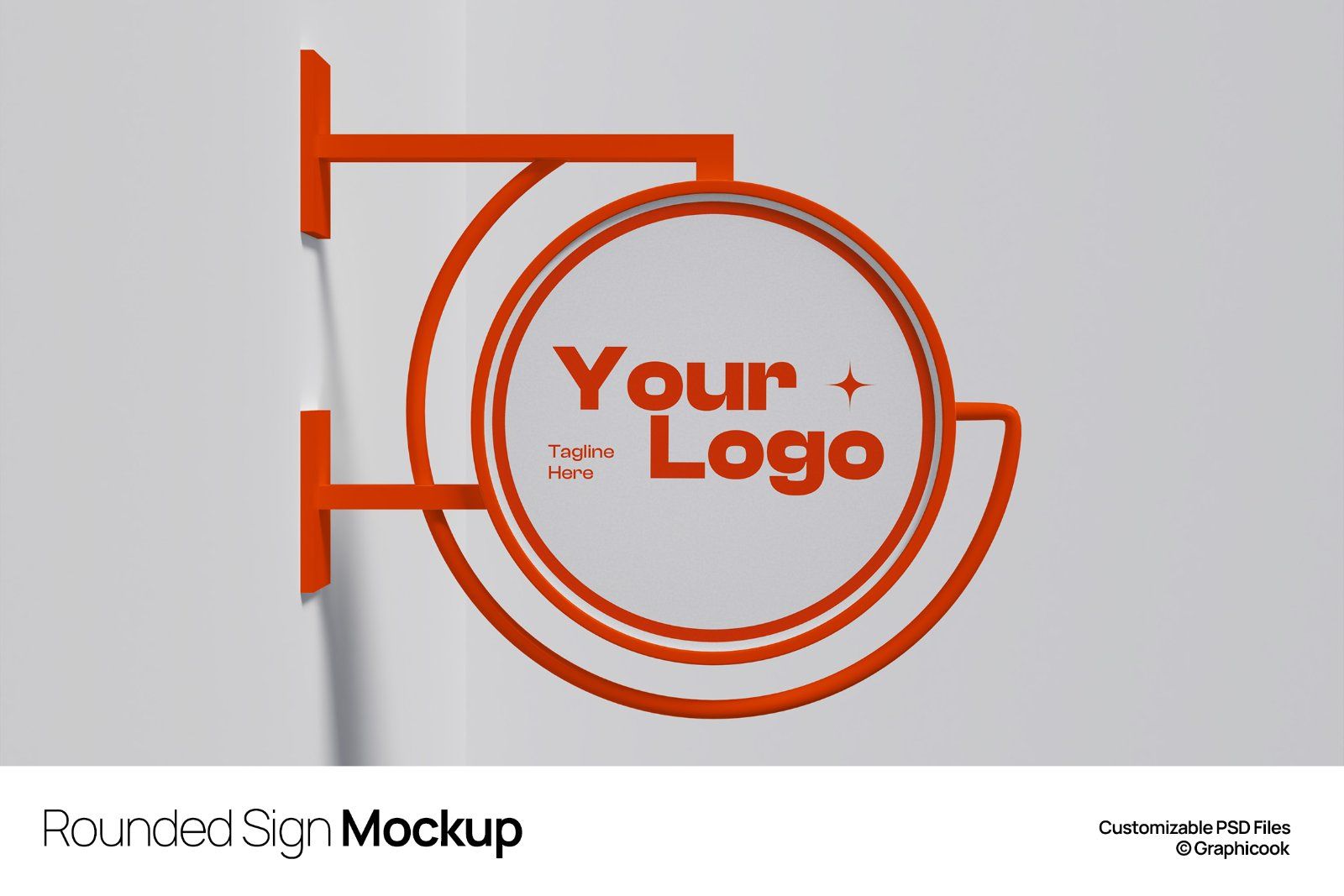Rounded Sign Mockup