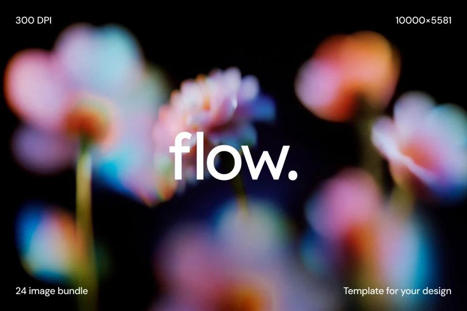 flow. - Abstract Floral Backgrounds