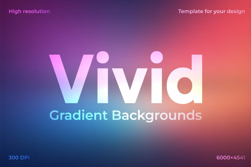 Vivid Gradient Backgrounds