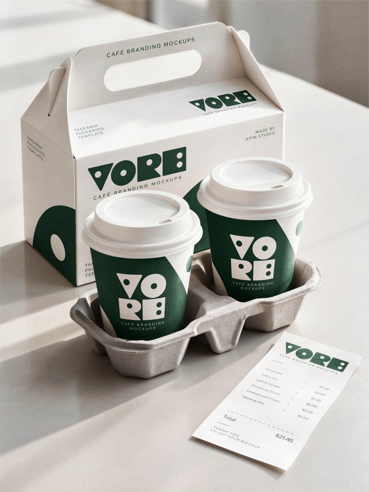 VORE — Café Branding Mockups — image 3