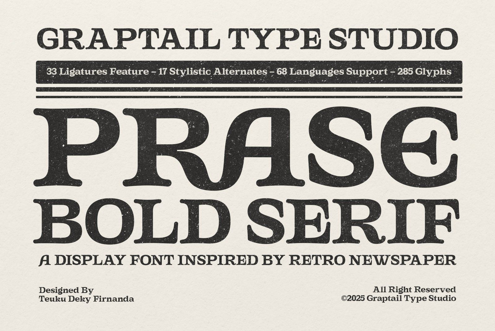 Gts Prase - Bold Serif — image 1