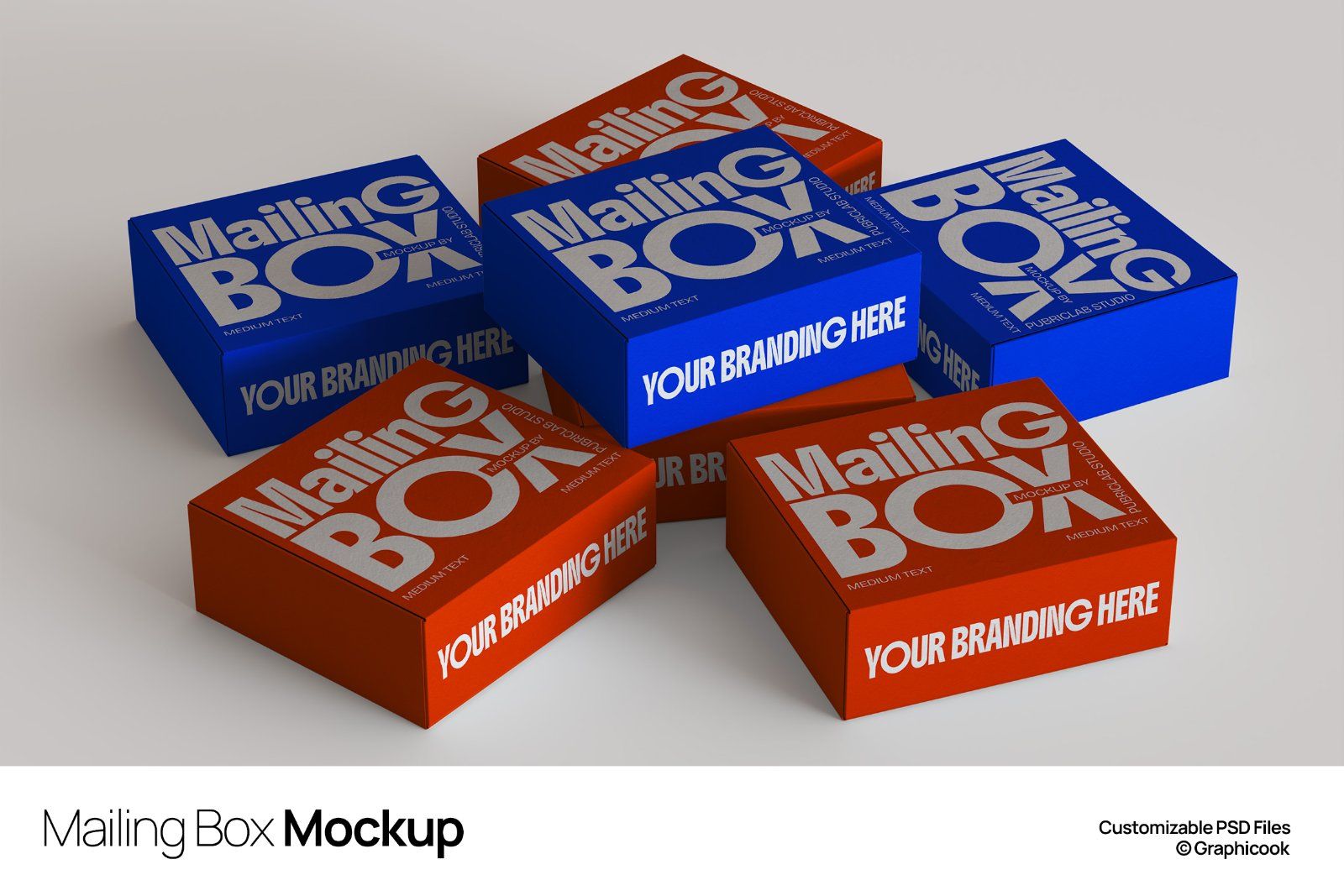 Mailing Box Mockup