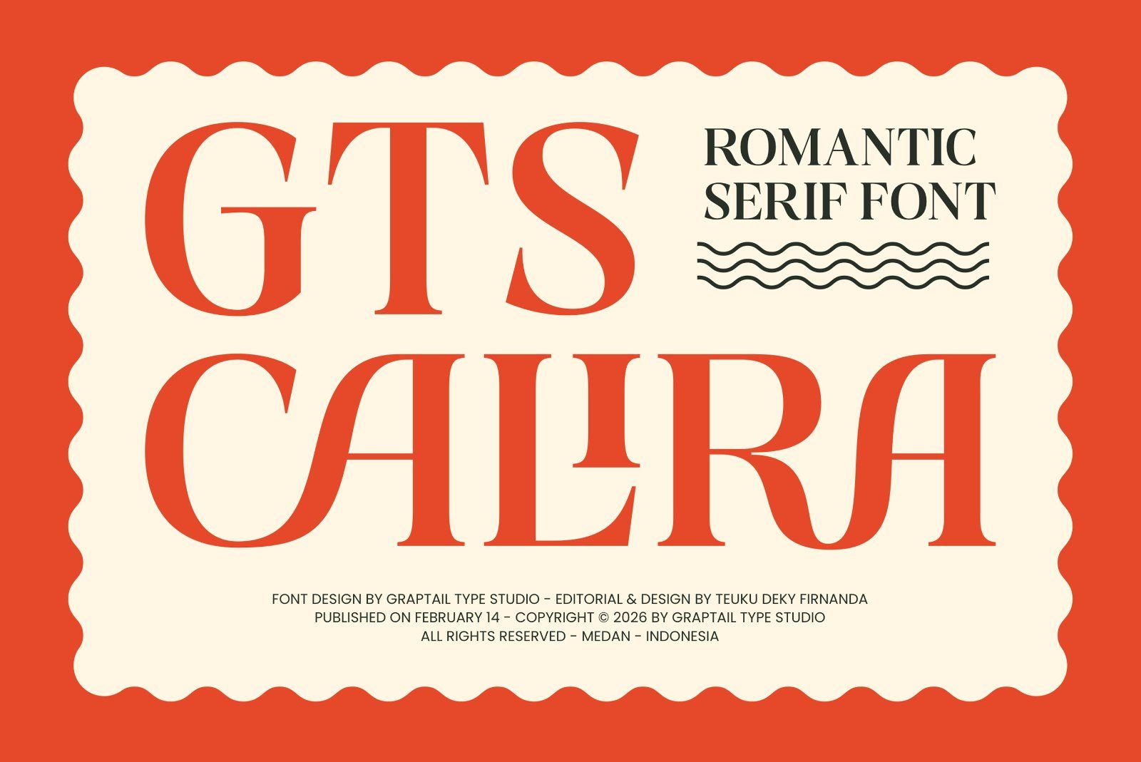 Gts Calira - Romantic Serif Font — image 1