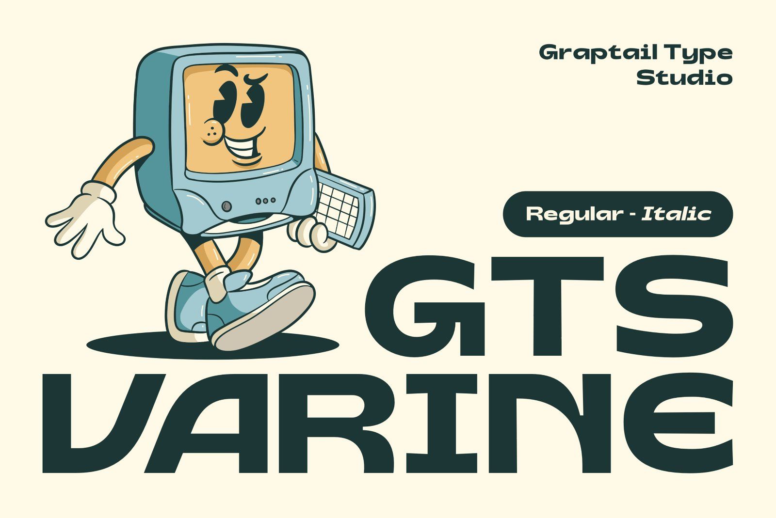 Gts Varine - Wide Display Font — image 1