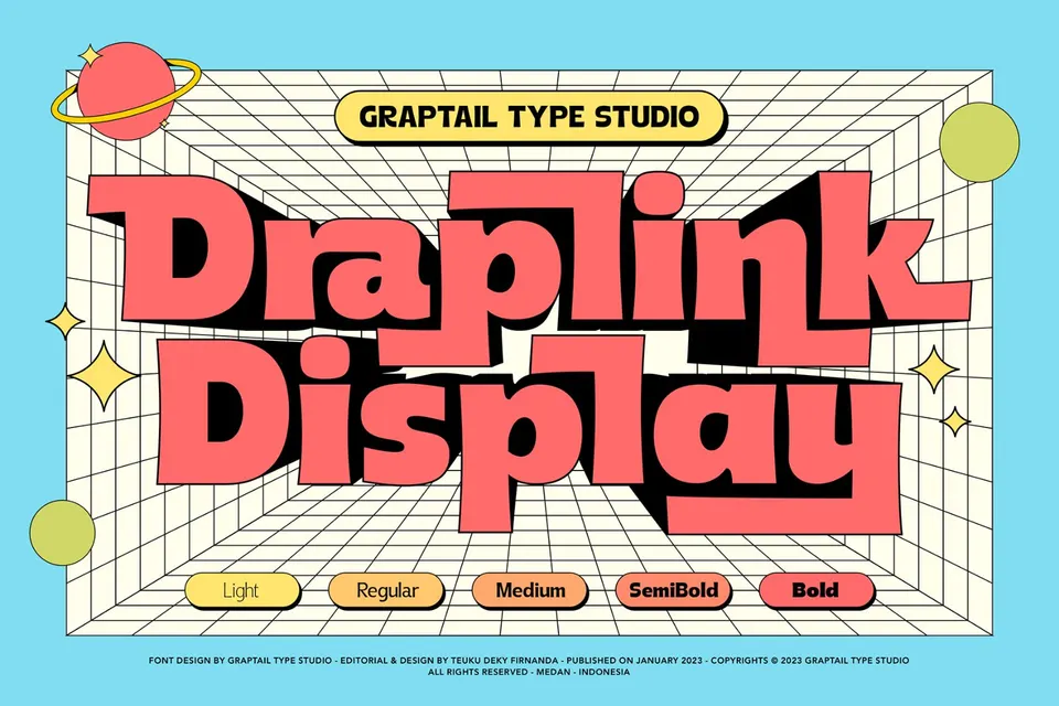 Draplink - Display Fonts