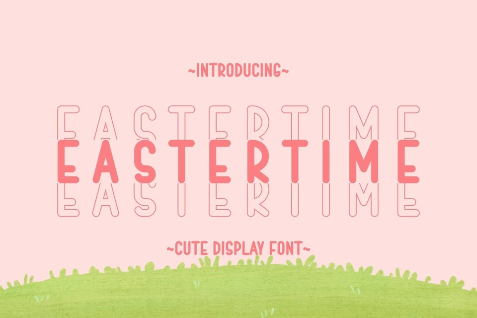 Eastertime - Cute Display Font