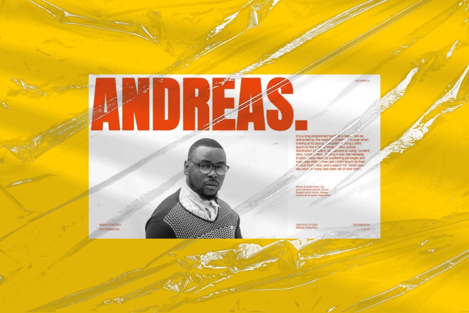 Andreas - Brand Portfolio Template