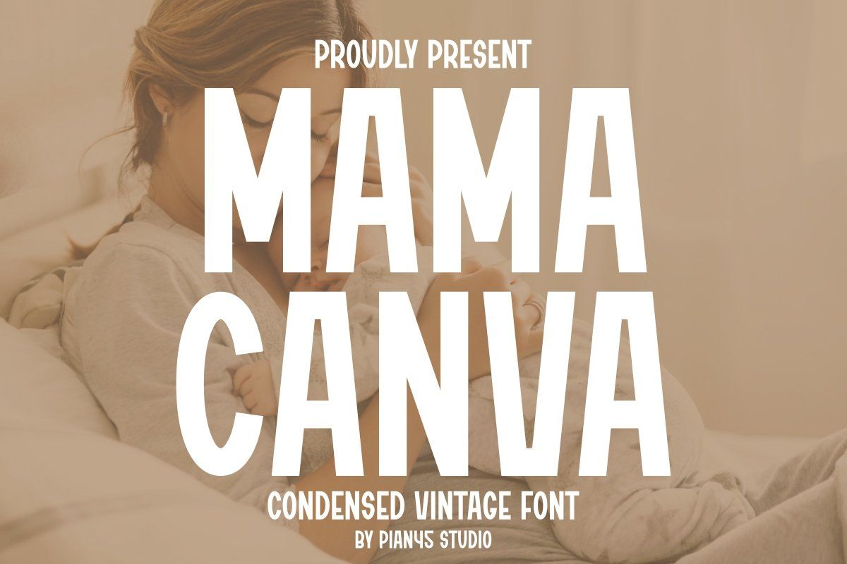 Mama Canva - Condensed Vintage Font — image 1