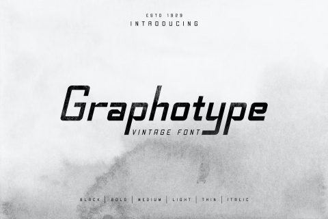 Graphotype Vintage Font
