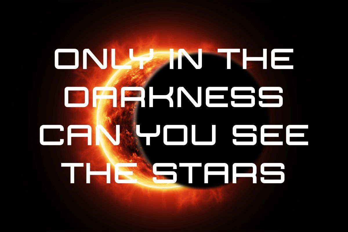Solar Eclipse - Futuristic Space Font — image 3