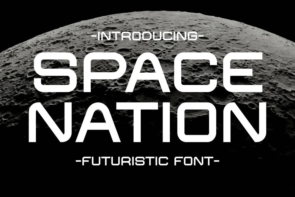 Space Nation - Futuristic Font