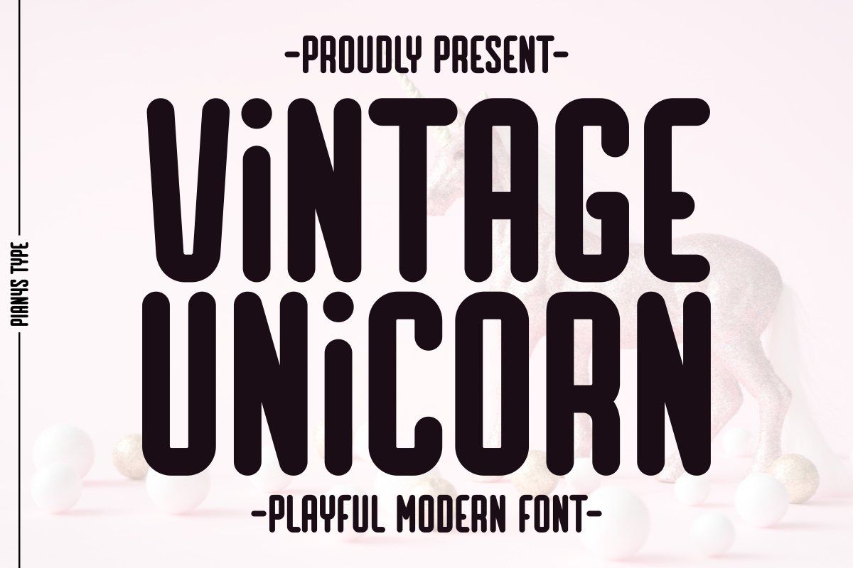 Vintage Unicorn - Playful Font — image 1
