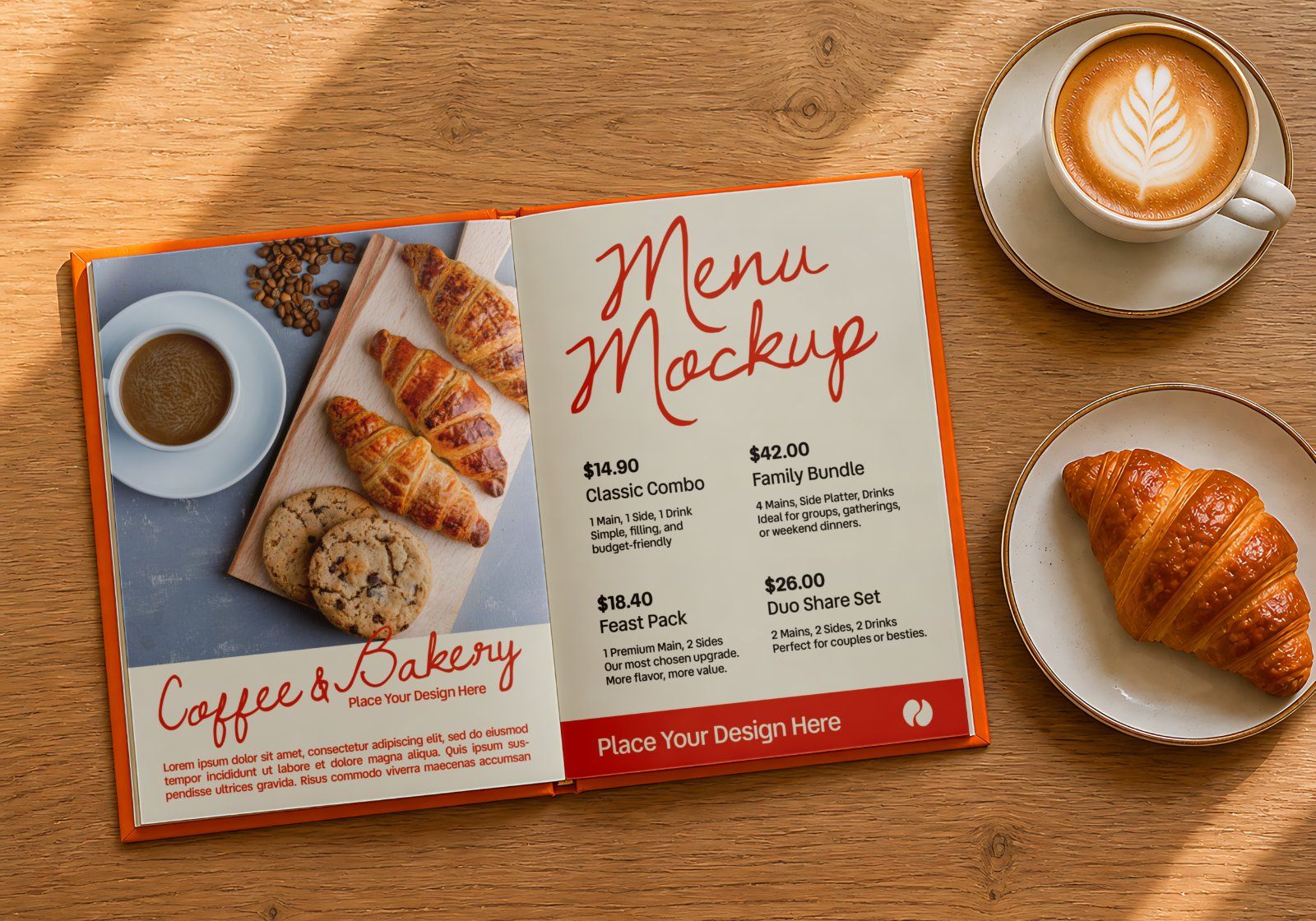 Premium Bakery & Coffee Shop Branding Mockup Bundle – 15 Aesthetic PSD Scenes for Cafe Identity