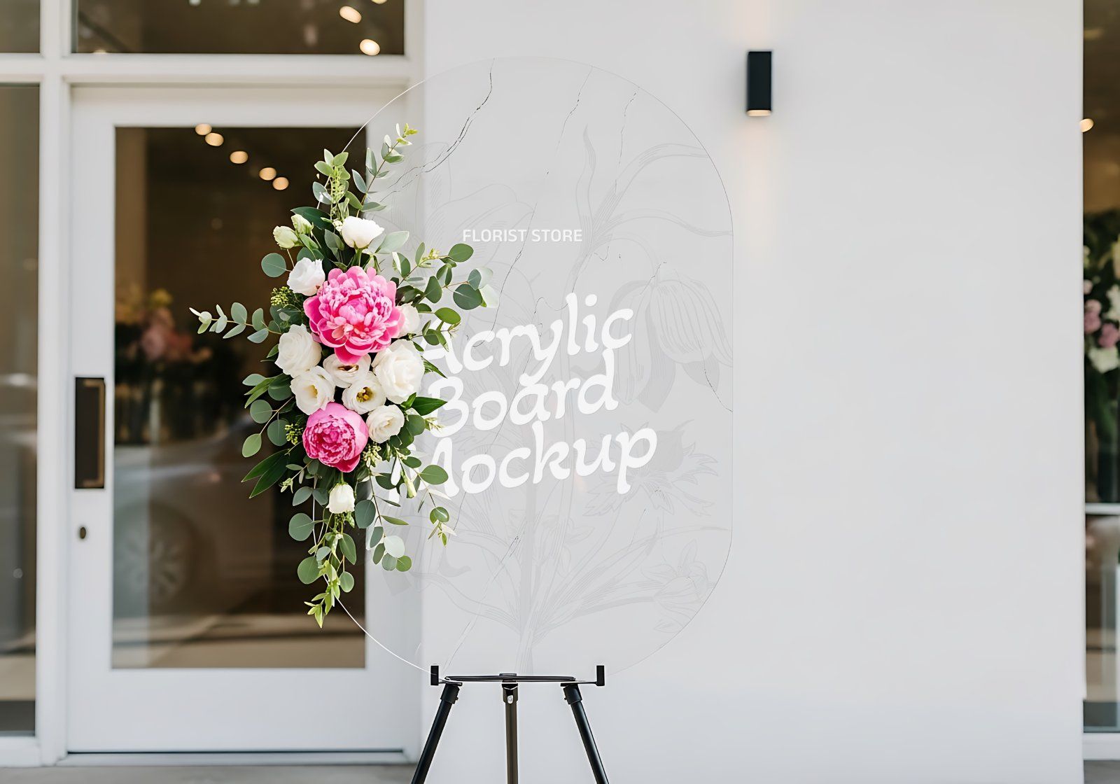 Premium Decorative Flower Shop Branding Mockup Bundle – 15 Aesthetic PSD Scenes for Florist Identity