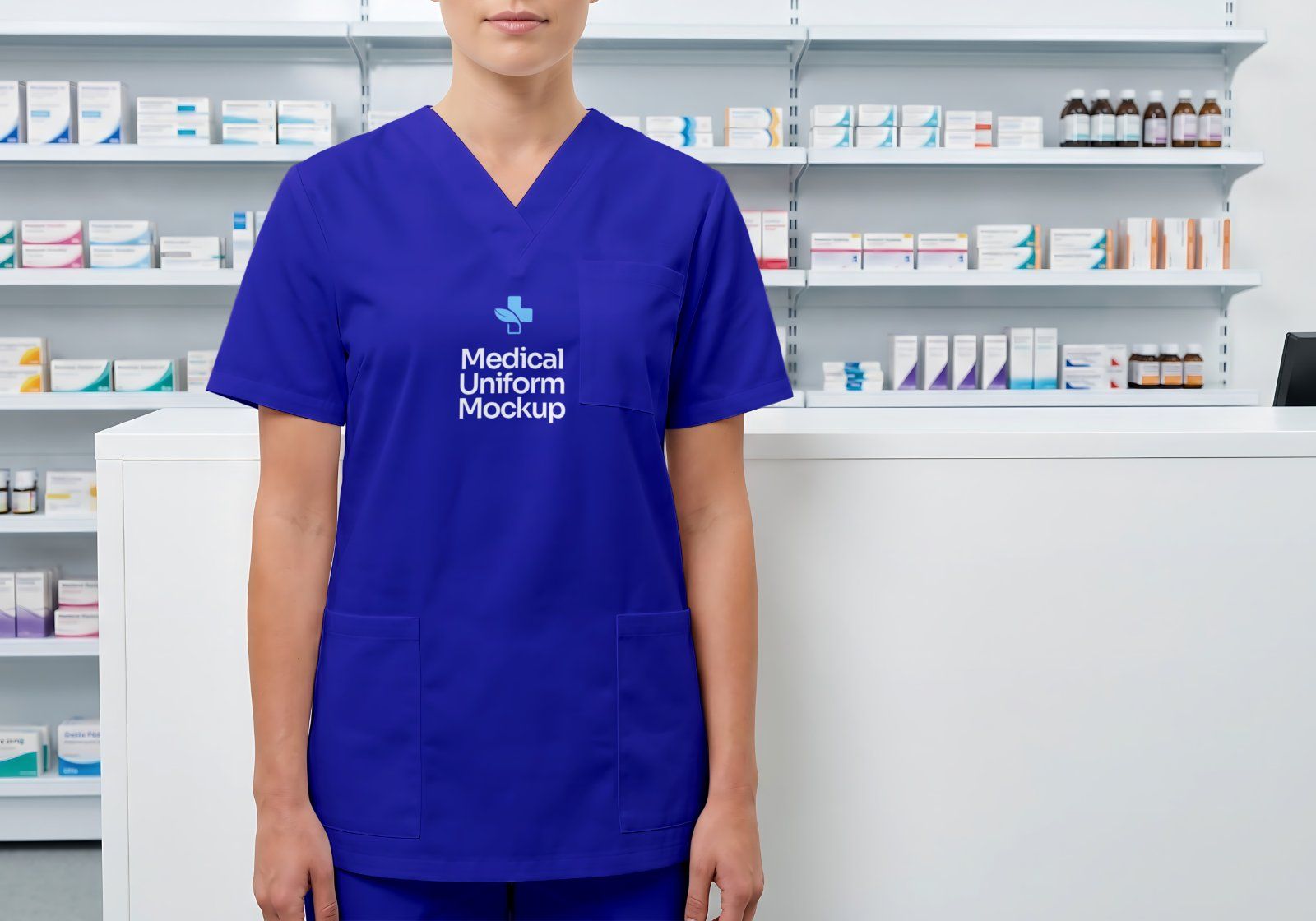 Premium Pharmacy Store Branding Mockup Bundle – 15 Professional Medical & Healthcare PSD Scenes