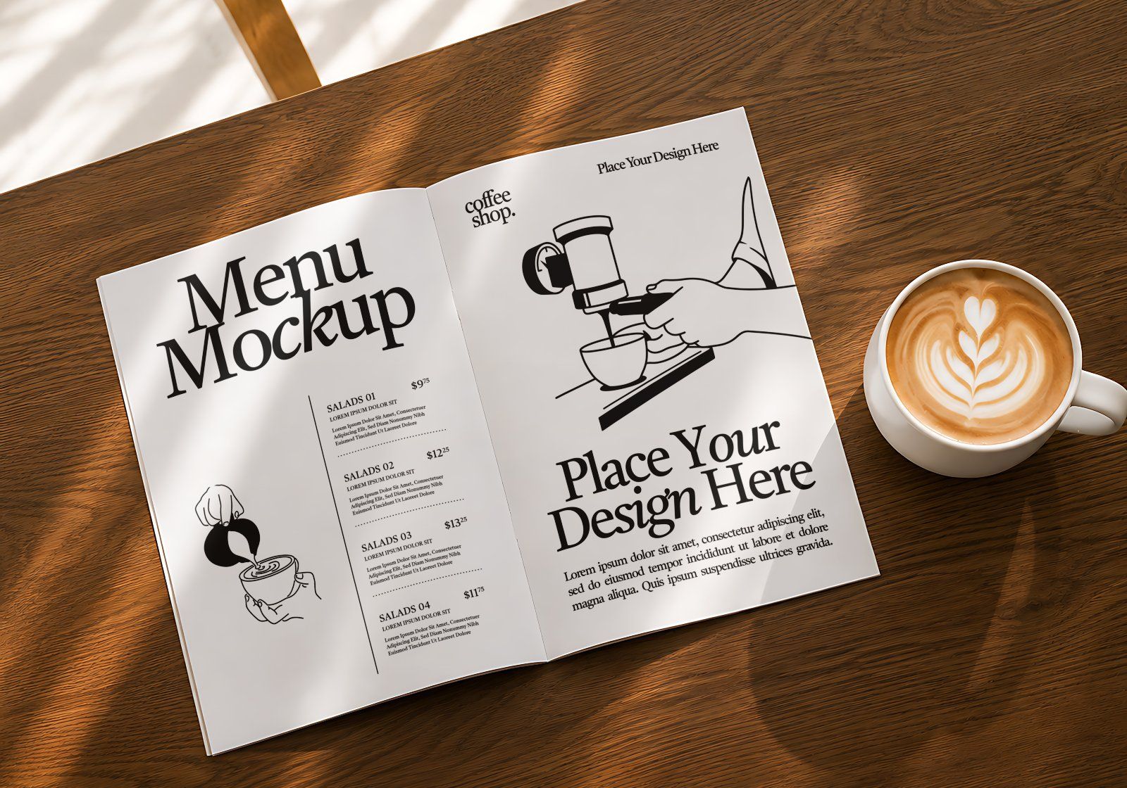 Premium Coffee Shop Branding Mockup Bundle – 15 Aesthetic PSD Scenes for Cafe & Coffee Roastery Iden
