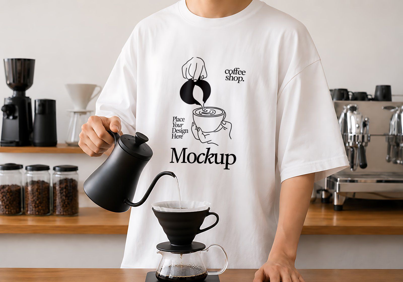 Premium Coffee Shop Branding Mockup Bundle – 15 Aesthetic PSD Scenes for Cafe & Coffee Roastery Iden