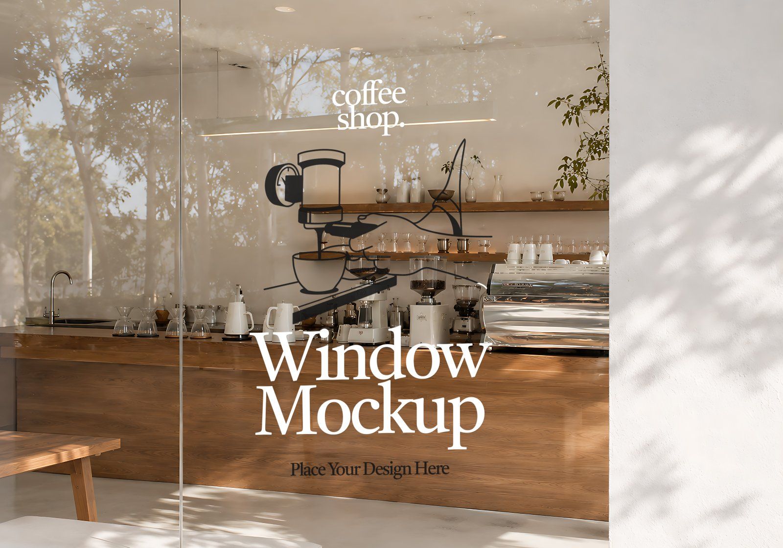 Premium Coffee Shop Branding Mockup Bundle – 15 Aesthetic PSD Scenes for Cafe & Coffee Roastery Iden