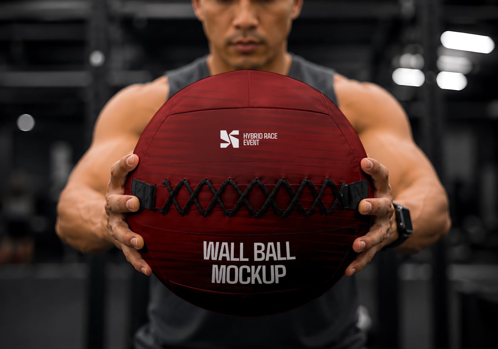 Premium Hybrid Race Event Mockup Bundle – 15 Tactical Sports PSD Scenes for Fitness Racing, Hyrox &