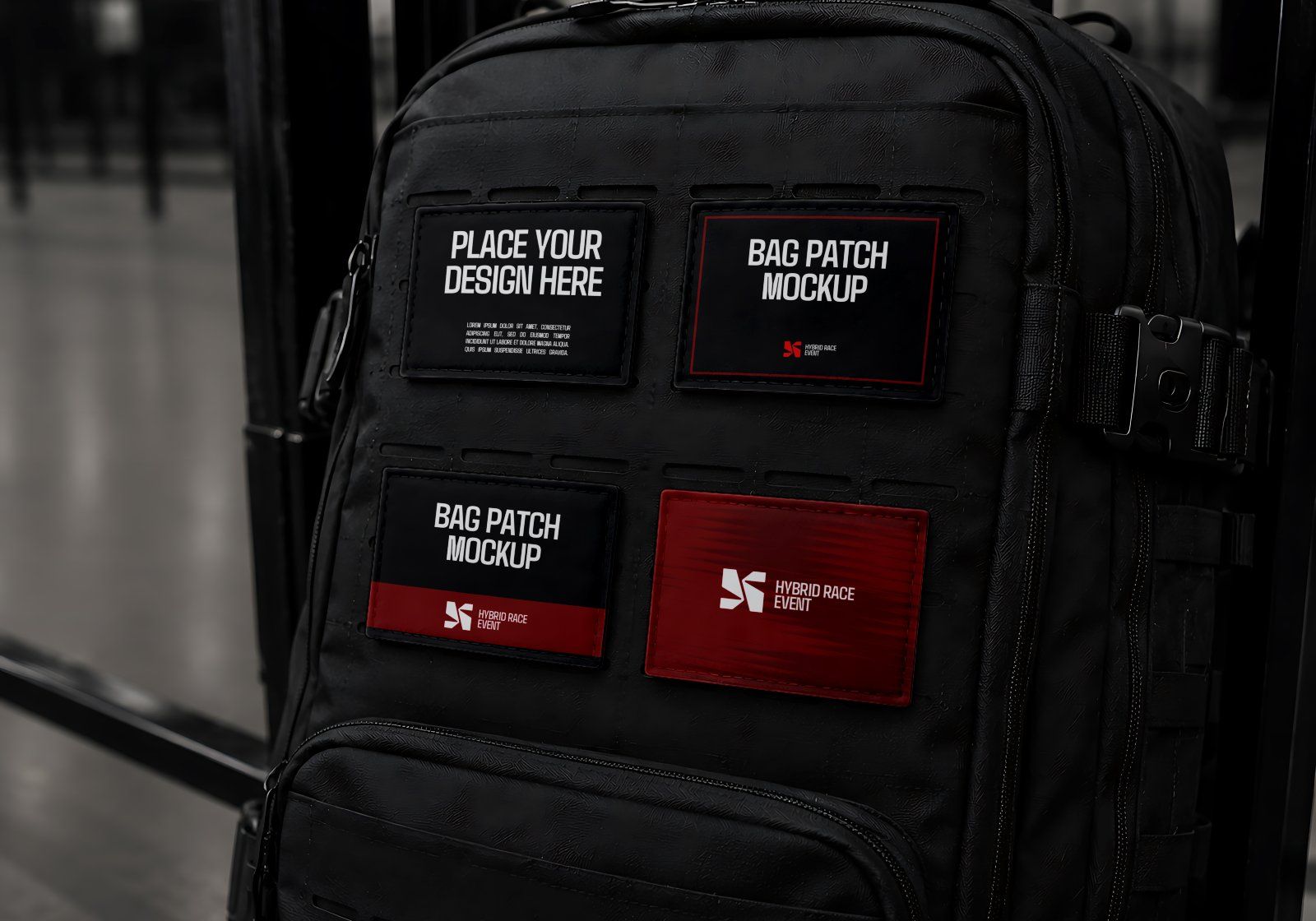 Premium Hybrid Race Event Mockup Bundle – 15 Tactical Sports PSD Scenes for Fitness Racing, Hyrox &