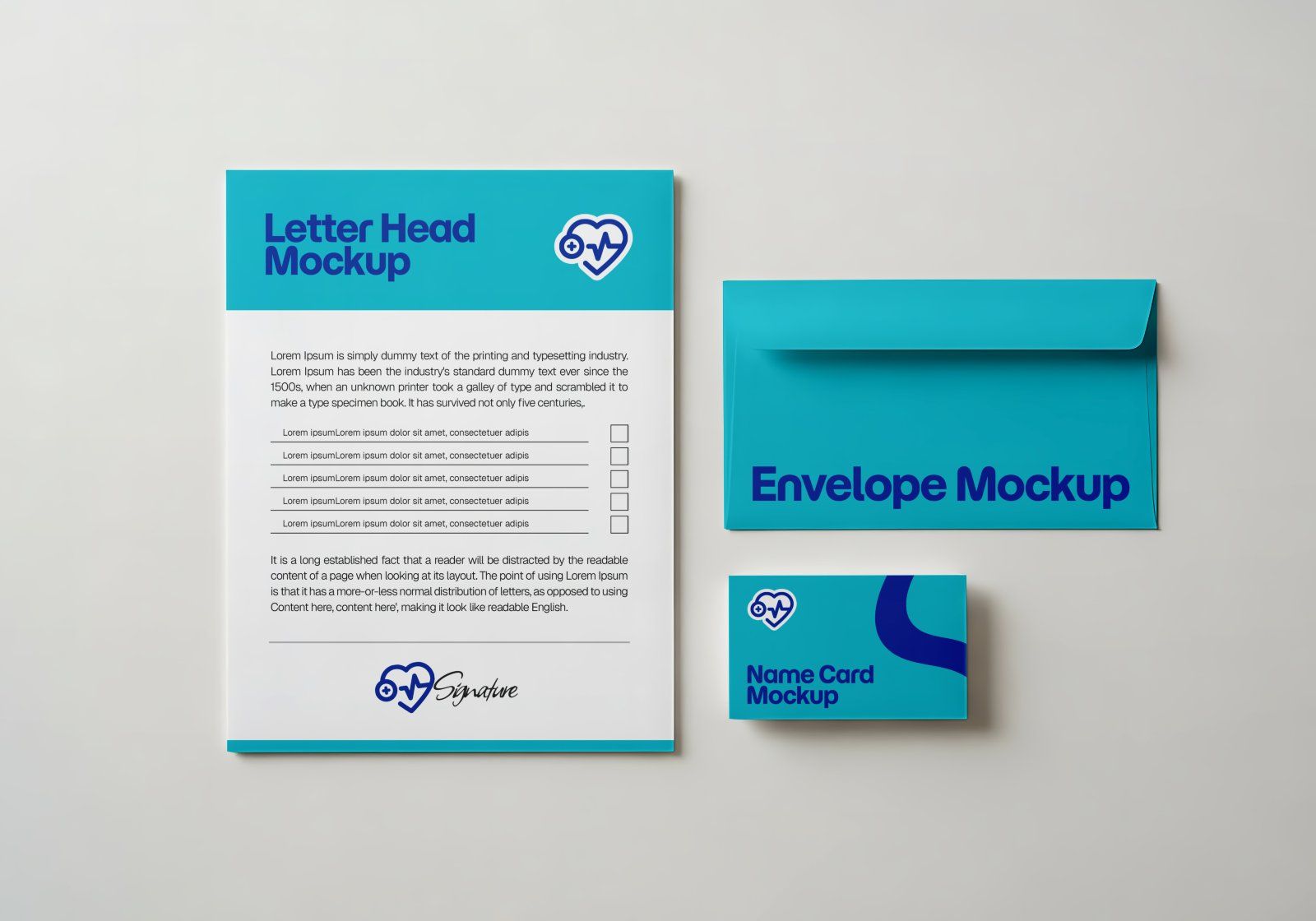 Hospital Mockup Bundle Vol.2 – Medical Branding PSD Pack (Ambulance, Nurse Uniform, Medicine Bottle,