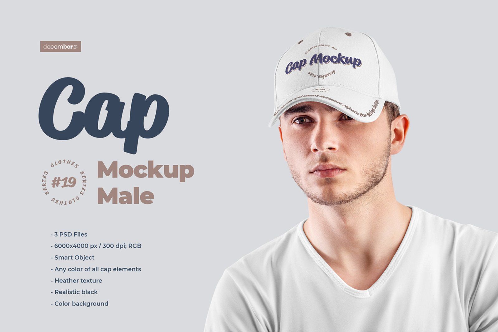 5 Mockups  Men's Cap — image 1