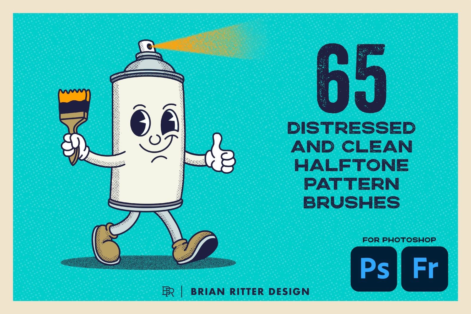 Halftone Photoshop Brushes — image 2