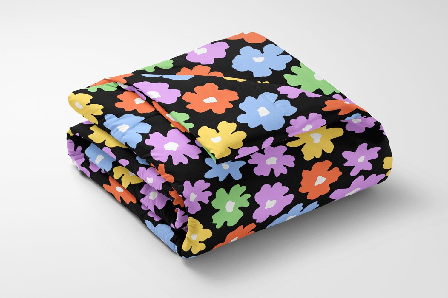 Groovy Flowers Seamless Pattern