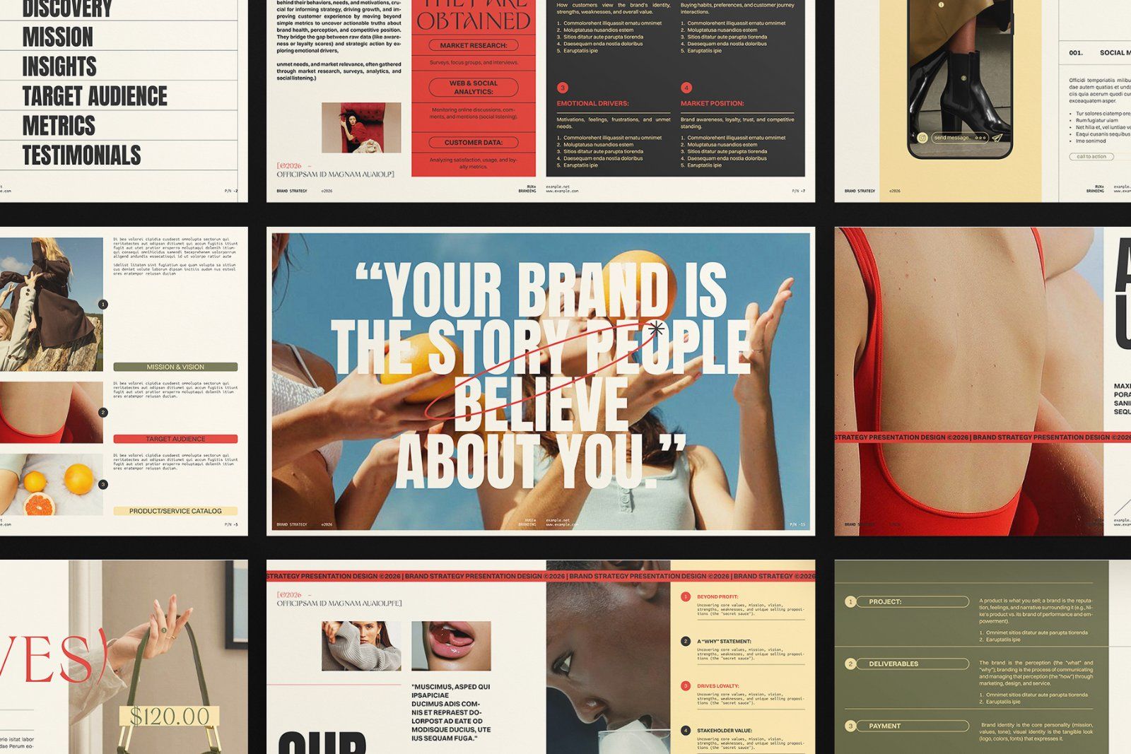 Brand Strategy Presentation Template