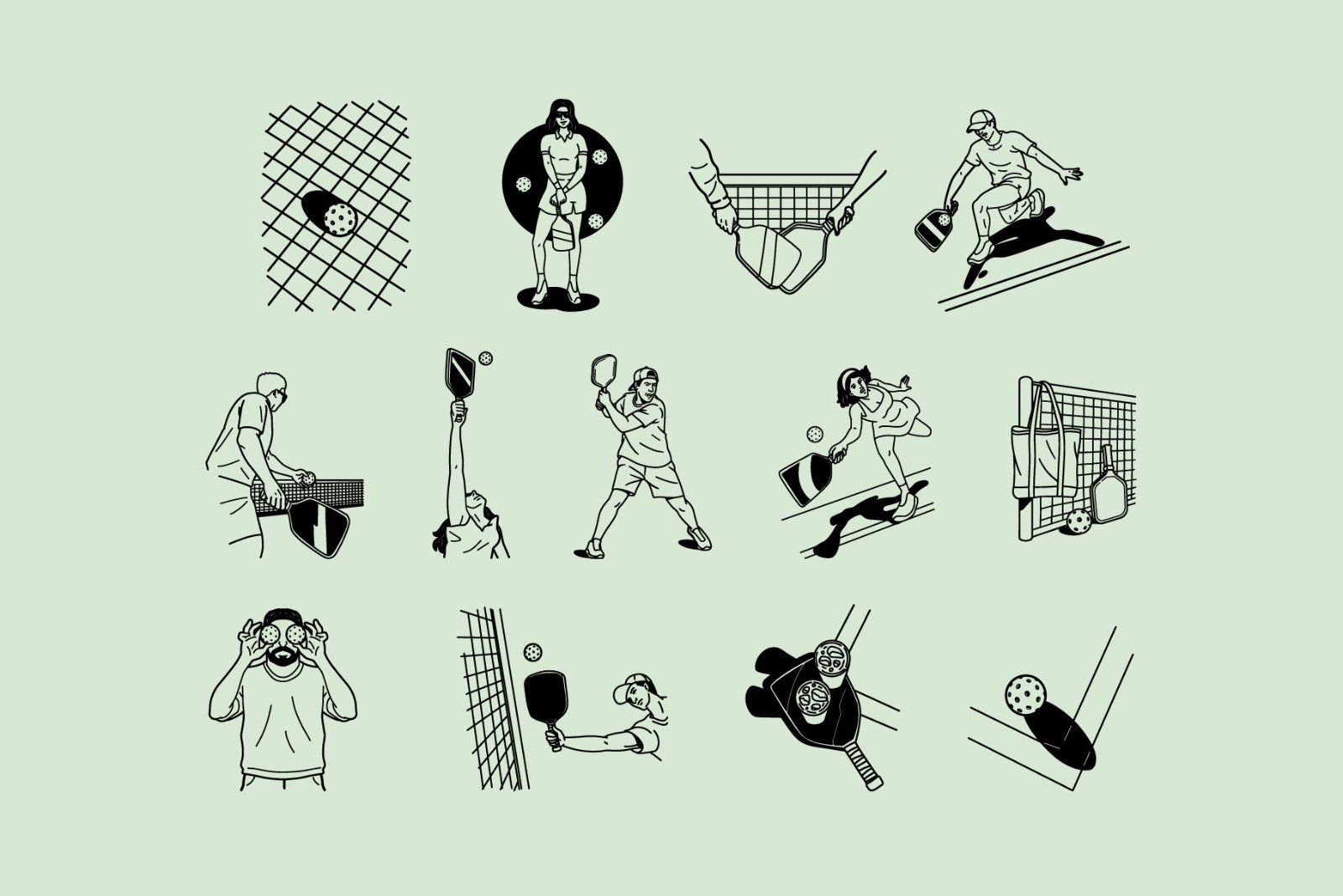 Retro Pickleball Graphic — image 2
