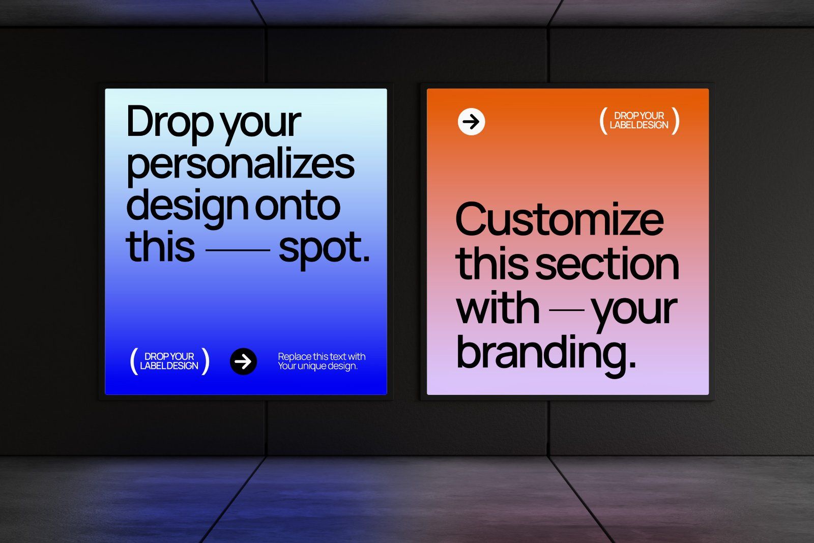 LED Billboard Screen Mockup